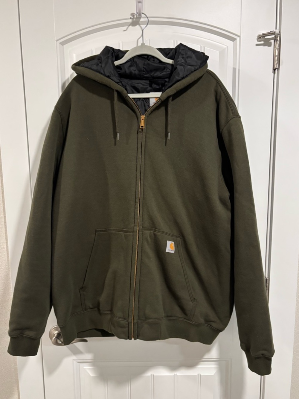 NWOT Men’s Carhartt full-zip quilted sweatshirt XXL Tall